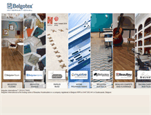 Tablet Screenshot of belgotexinternational.com